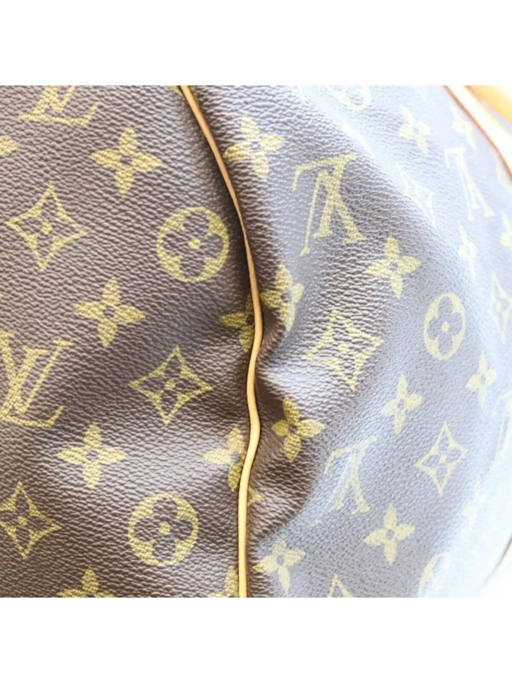 Louis Vuitton Brown Monogram Keepall 45 Boston Bag